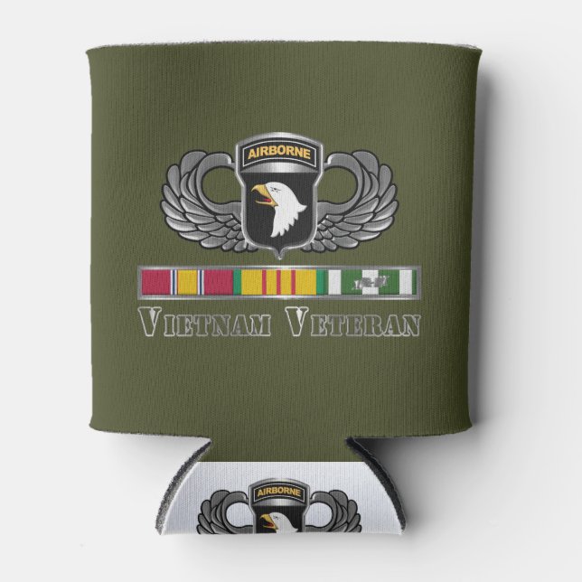 Enfriador De Latas 101ª División Aérea Vietnam Veterano (Anverso)