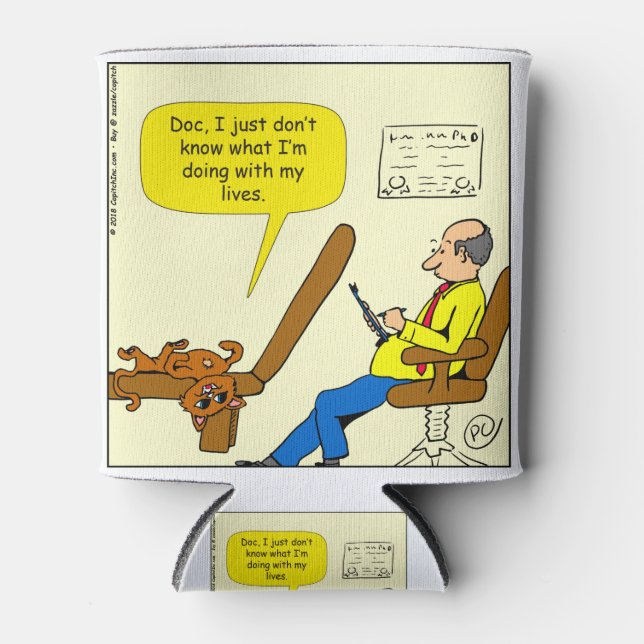 Enfriador De Latas 1082 Qué Estoy Haciendo Con Mi Personalizado De La (Anverso)