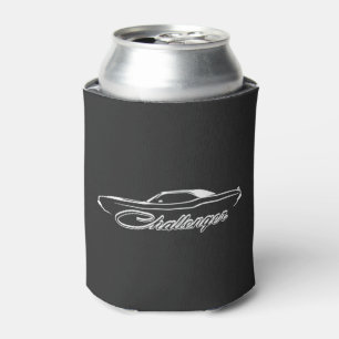 Enfriador De Latas 1970 Challenger Fantasma Negro Silueta