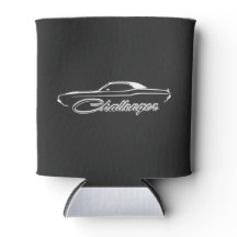 1970 Challenger Fantasma Negro Silueta