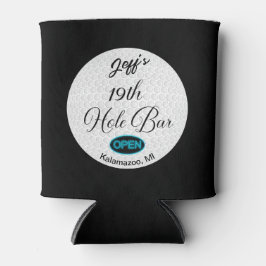 Enfriador De Latas 19.º Hole Bar Personalizado Golf Ball Design Bar