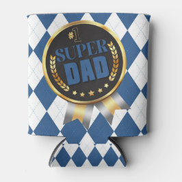 Enfriador De Latas #1 Super Papá - Feliz Día del Padre