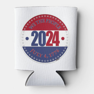 Enfriador De Latas 2024 Rojo y Azul Nosotros El Pueblo