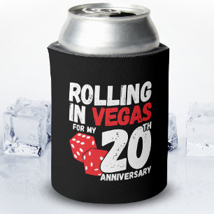 Enfriador De Latas 20 Aniversario casado 20 años Las Vegas