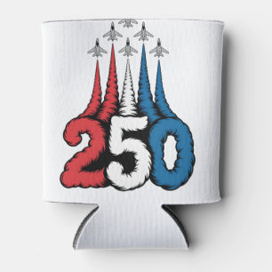 Enfriador De Latas 250.º Aniversario 4 de Julio Jet Patriótico  