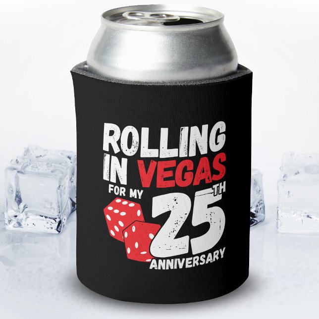 Enfriador De Latas 25th Anniversary Married 25 Years Las Vegas Trip (Subido por el creador)