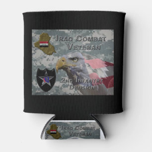 Enfriador De Latas 2.ª Infantería Div Iraq Combat Veteran
