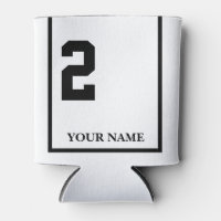 2 blanco con Personalizado de la funda de la silla