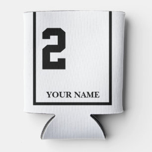 Enfriador De Latas 2 blanco con Personalizado de la funda de la silla