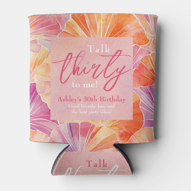 Enfriador De Latas 30.ª charla de cumpleaños (Anverso)