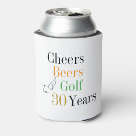 Enfriador De Latas 30.º Fiesta de Cervezas de Golf de Cumpleaños