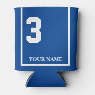 Enfriador De Latas 3 azul con Personalizado de la funda de la silla d