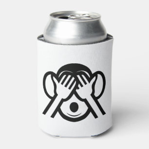 Enfriador De Latas 3 Monos Sabios Mizaru 見 ざ る Vean NINGUNA Emoji Mal