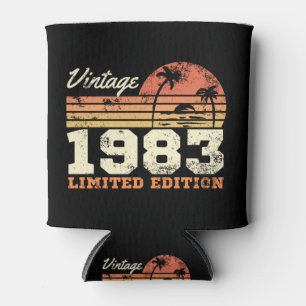 Enfriador De Latas 40.º Birthday Retro Vintage 1983 Edición limitada