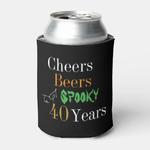 Enfriador De Latas 40.º Cumpleaños Halloween Famoso Cheers Fiesta de