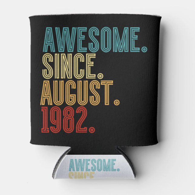 Enfriador De Latas 40th Birthday (Anverso)