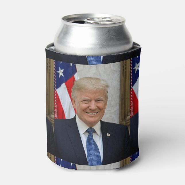 Enfriador De Latas 45 Donald J Trump (Lata Anverso)