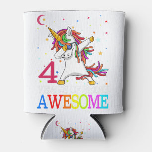 Enfriador De Latas 4.º regalo de Fiesta de Unicornio por el Día de la
