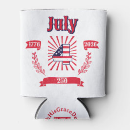 Enfriador De Latas 4 de julio América 250 Patriótico | 1776–2026