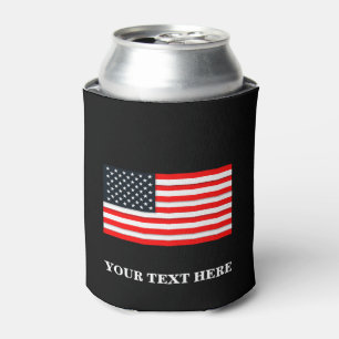 Enfriador De Latas 4 de julio Bandera Patriótica Americana