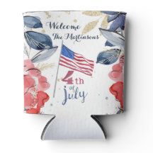 4 de julio Bandera personalizada estilo