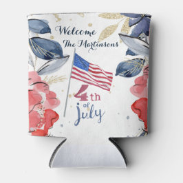 Enfriador De Latas 4 de julio Bandera personalizada estilo
