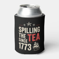 4 de julio Derramando El Té Desde 1773 Patriótico