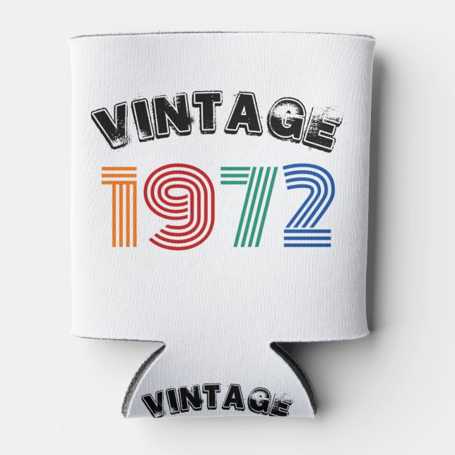 Enfriador De Latas 50.ª cosecha de cumpleaños 1972 (Anverso)