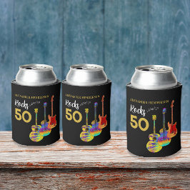 Enfriador De Latas 50.ª fiesta de cumpleaños 50 rocas personalizadas