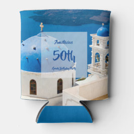 Enfriador De Latas 50.ª fiesta de cumpleaños griega personalizada