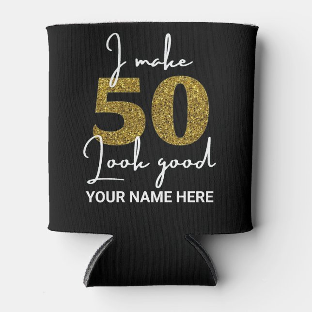 Enfriador De Latas 50.º cumpleaños (Anverso)