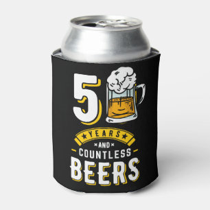 Enfriador De Latas 50.º cumpleaños 50 años e innumerables cervezas