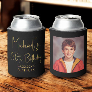 Enfriador De Latas 50.º cumpleaños foto de Instagram de Black Gold