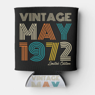 Enfriador De Latas 50.º cumpleaños Vintage Mayo 1972 Edición limitada