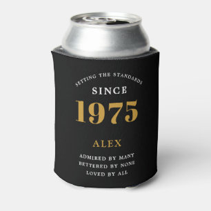 Enfriador De Latas 50.º Nombramiento de cumpleaños 1975 Moda elegante