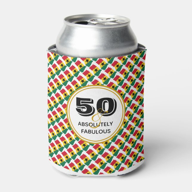 Enfriador De Latas 50 Absolutamente Fabuloso | GHANA | Monograma (Lata Anverso)
