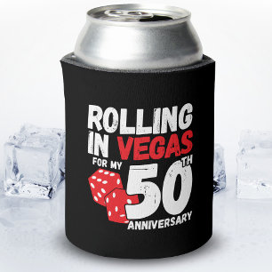 Enfriador De Latas 50 Aniversario casado 50 años Las Vegas