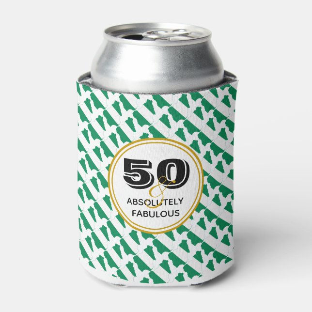 Enfriador De Latas 50 Monograma NIGERIA NAIJA absolutamente Fabuloso (Lata Anverso)