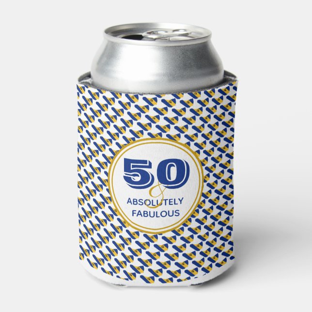 Enfriador De Latas 50 y absolutamente fabuloso Monograma BARBADOS (Lata Anverso)