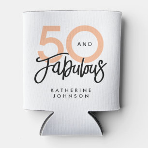 Enfriador De Latas 50 y fabuloso cumpleaños 50 del Moderno