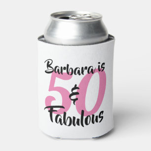 Enfriador De Latas 50 y fabuloso cumpleaños personalizado