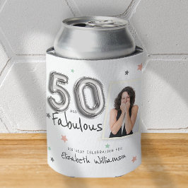 Enfriador De Latas 50 y fabuloso Relieve metalizado Estrellas de glob
