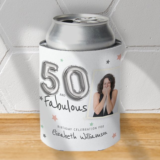 Enfriador De Latas 50 y fabuloso Relieve metalizado Estrellas de glob (Subido por el creador)