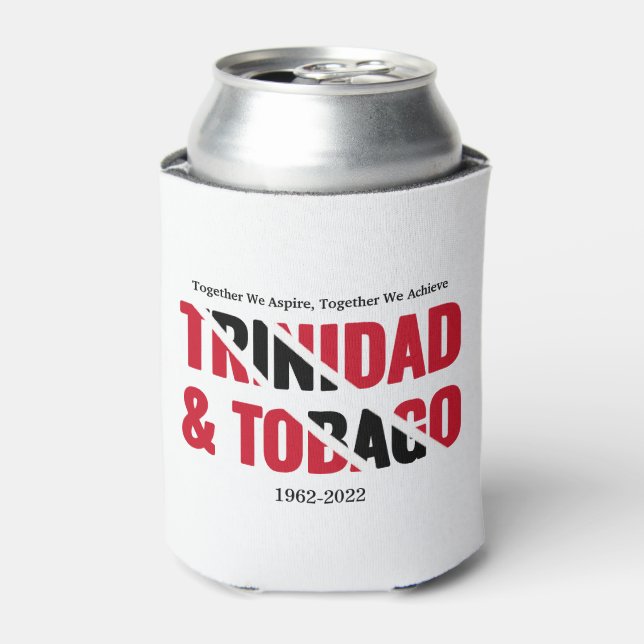 Enfriador De Latas 60 Aniversario de la Patriótica TRINIDAD (Lata Anverso)