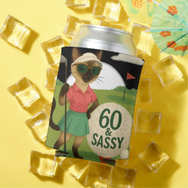 Enfriador De Latas 60 Aniversario del Golf para Golfer