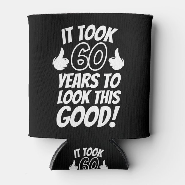 Enfriador De Latas 60 cumpleaños (Anverso)