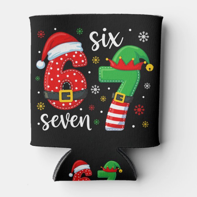 Enfriador De Latas 67 Meme Christmas (Anverso)