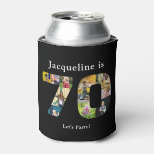 Enfriador De Latas 70.º cumpleaños Diseñar tu propio Collage de fotos