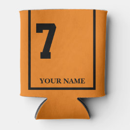 Enfriador De Latas 7 Naranja con Personalizado de la funda de la sill