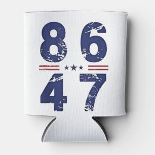 Enfriador De Latas 86 47 Anti Trump 8647 Estilo retro vintage